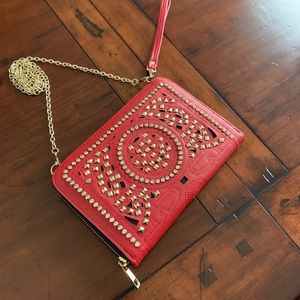 COPY - Red crossbody wallet